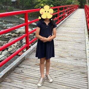 Gap organic cotton Navy Blue Kids Dress